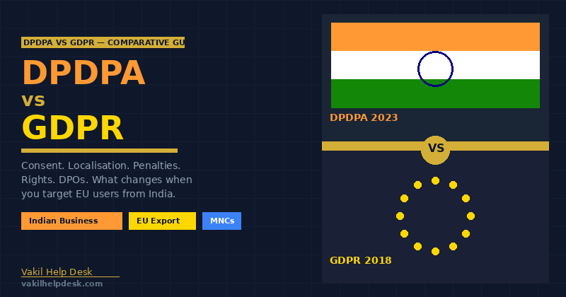 DPDPA vs GDPR: Key Differences Every Indian Business Must Know (2025)